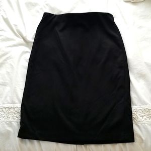 Black pencil skirt